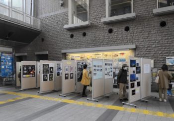 「写真で振り返る平成の多摩区と私」作品展示が始まりました。